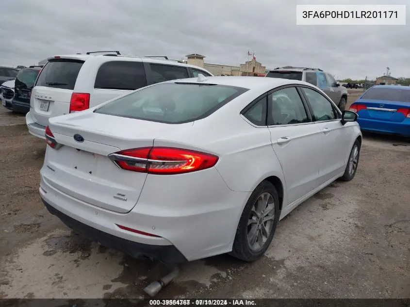 3FA6P0HD1LR201171 2020 Ford Fusion Se