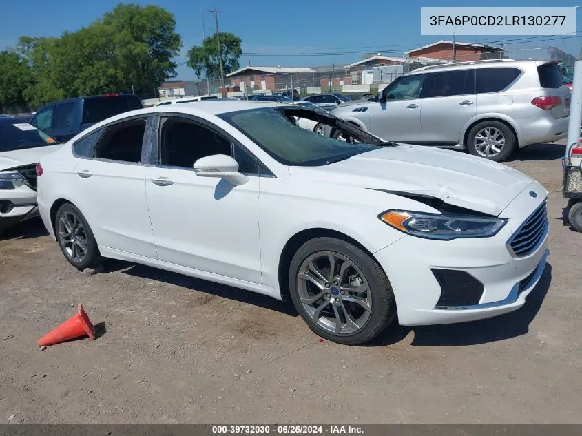 3FA6P0CD2LR130277 2020 Ford Fusion Sel