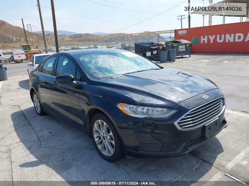 3FA6P0LU9LR149036 2020 Ford Fusion Hybrid Se