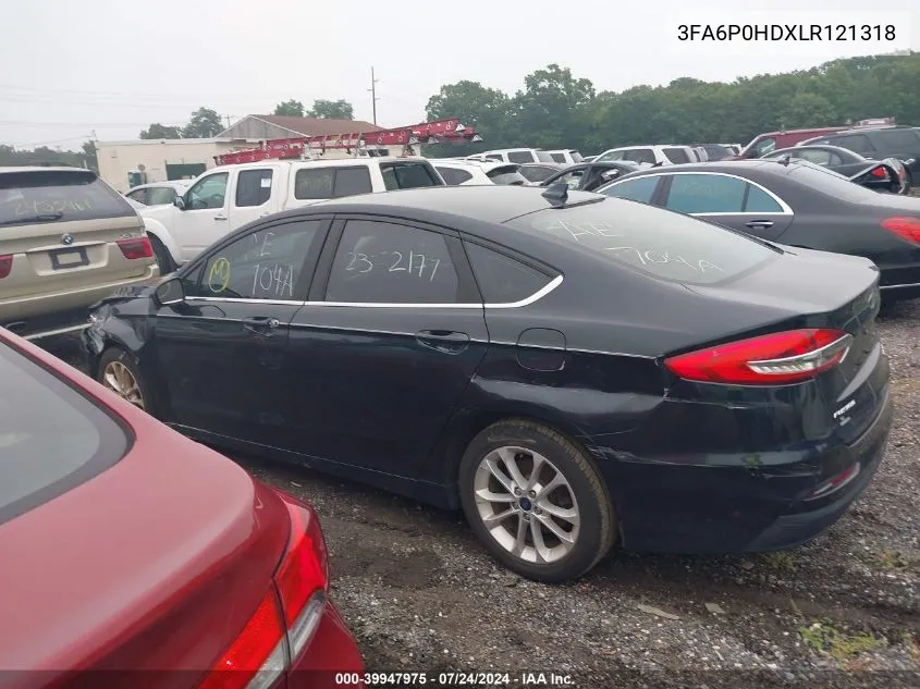 3FA6P0HDXLR121318 2020 Ford Fusion Se