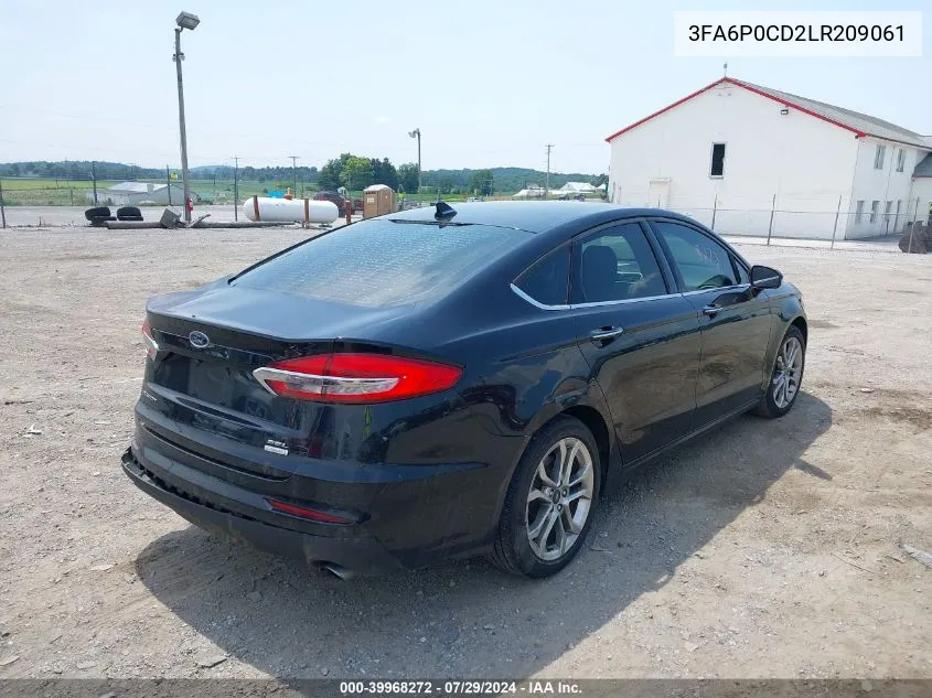 3FA6P0CD2LR209061 2020 Ford Fusion Sel