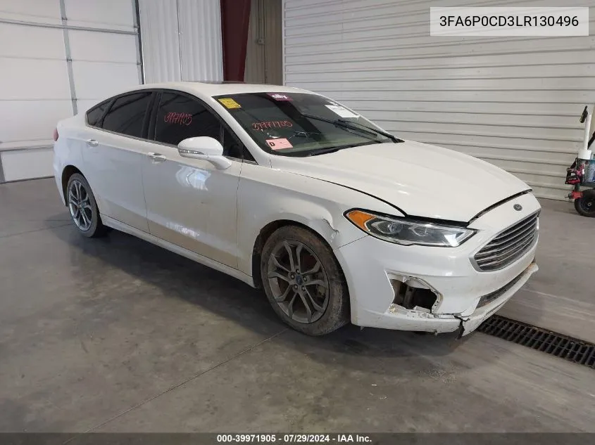 3FA6P0CD3LR130496 2020 Ford Fusion Sel