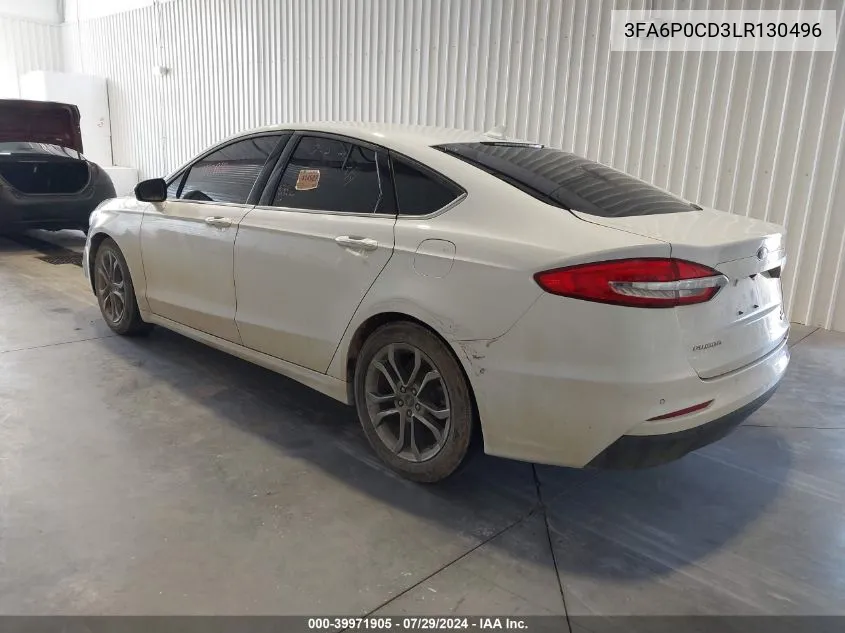 3FA6P0CD3LR130496 2020 Ford Fusion Sel