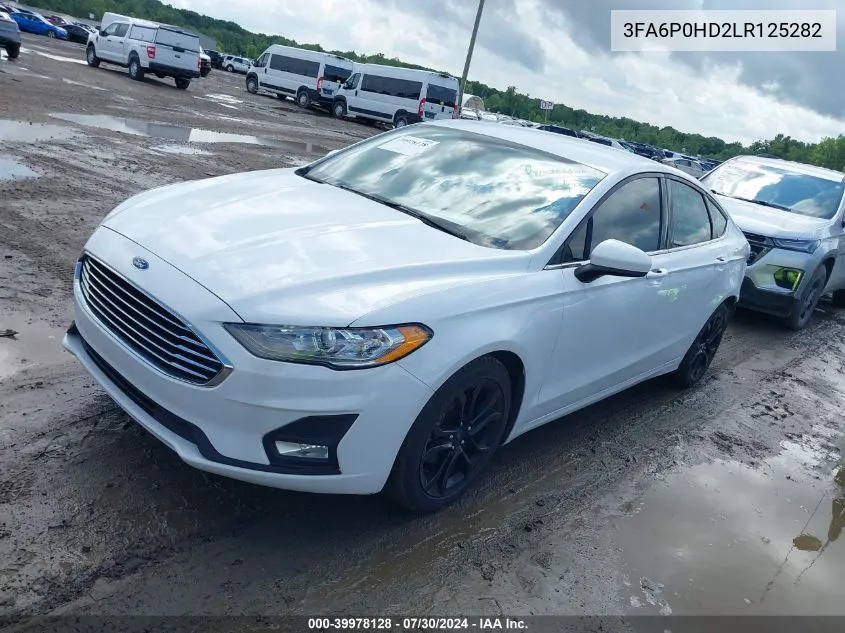 2020 Ford Fusion Se VIN: 3FA6P0HD2LR125282 Lot: 39978128