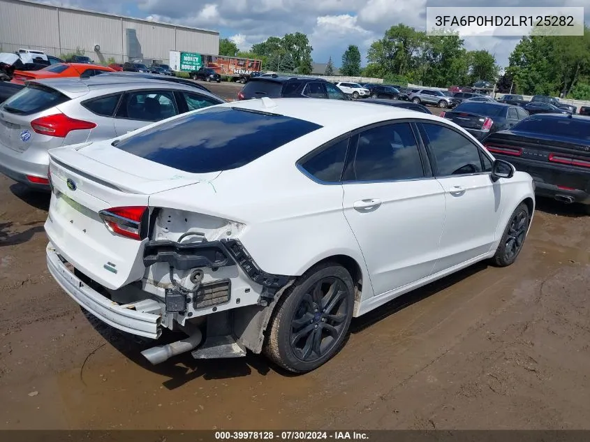 3FA6P0HD2LR125282 2020 Ford Fusion Se