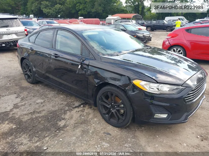 3FA6P0HD8LR223989 2020 Ford Fusion Se