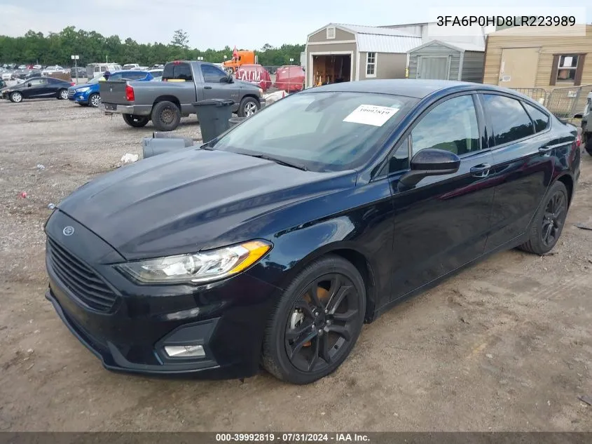 3FA6P0HD8LR223989 2020 Ford Fusion Se