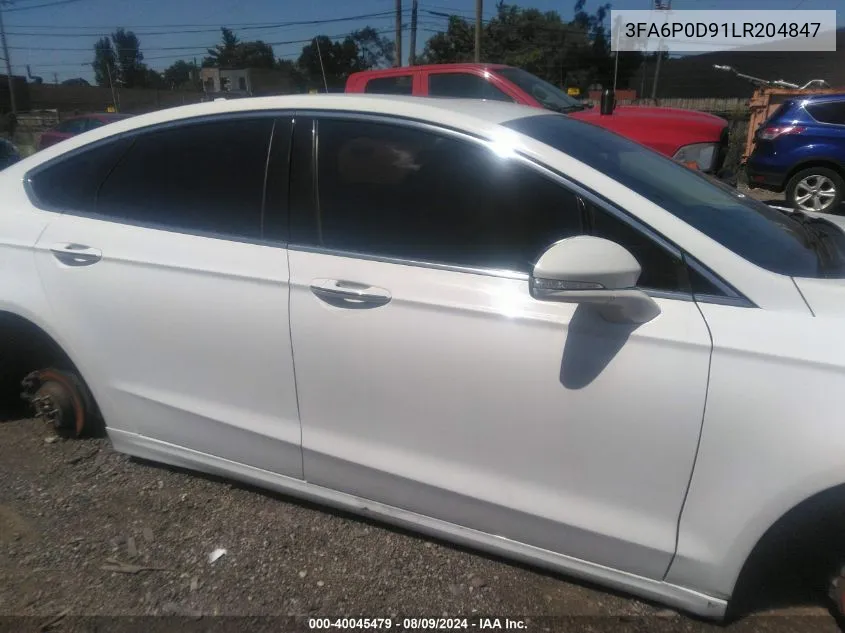 3FA6P0D91LR204847 2020 Ford Fusion Titanium