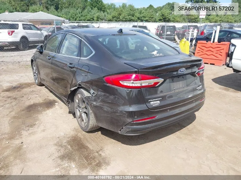 3FA6P0RU8LR157202 2020 Ford Fusion Hybrid Titanium