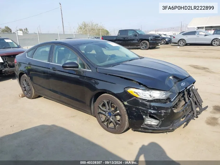 3FA6P0HD2LR222899 2020 Ford Fusion Se