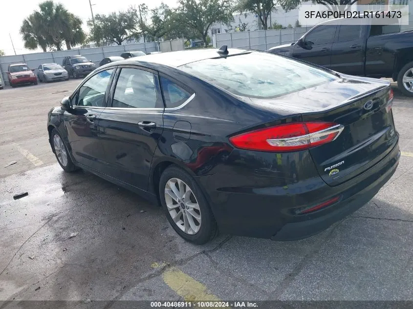 2020 Ford Fusion Se VIN: 3FA6P0HD2LR161473 Lot: 40486911