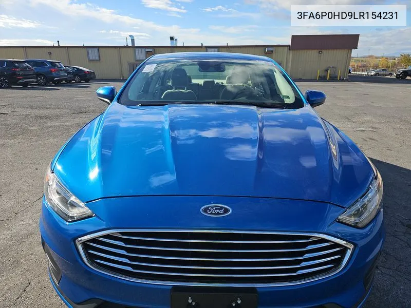 2020 Ford Fusion Se VIN: 3FA6P0HD9LR154231 Lot: 40781863