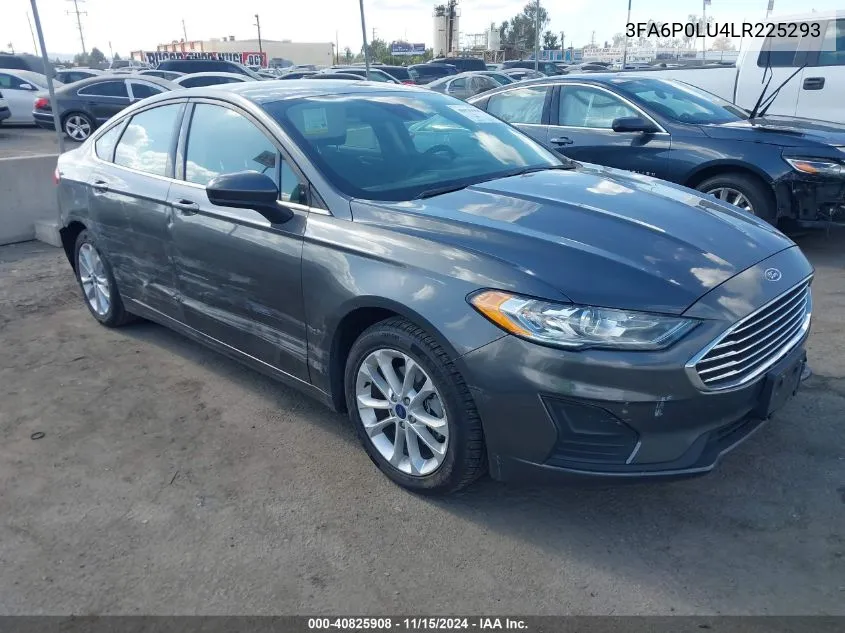 2020 Ford Fusion Hybrid Se VIN: 3FA6P0LU4LR225293 Lot: 40825908