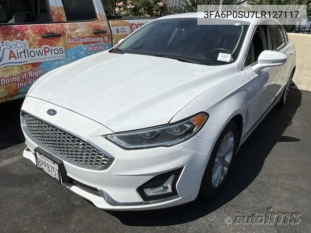 2020 Ford Fusion Titanium VIN: 3FA6P0SU7LR127117 Lot: 40869062