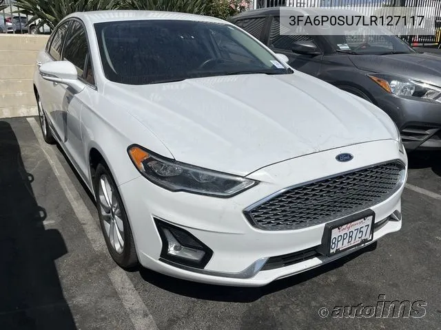 2020 Ford Fusion Titanium VIN: 3FA6P0SU7LR127117 Lot: 40869062