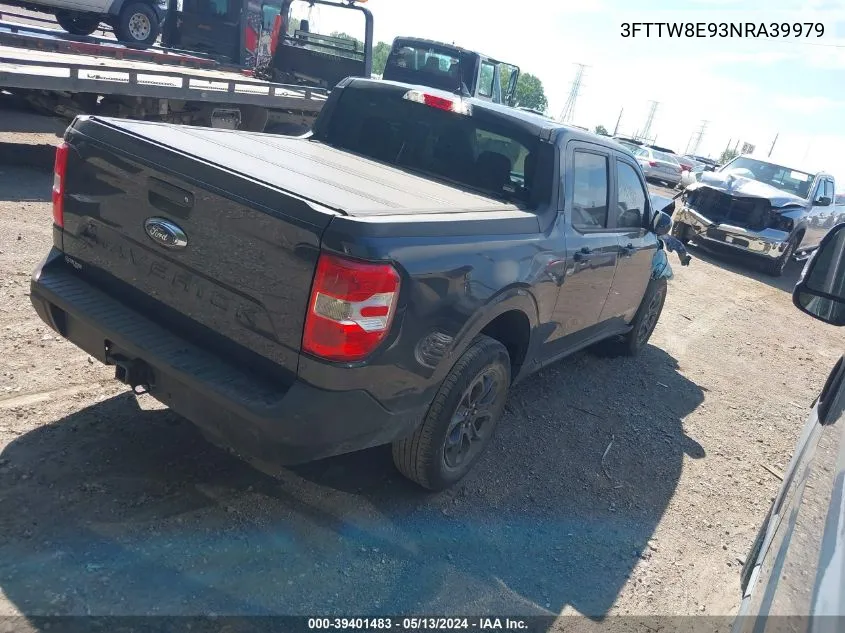 2022 Ford Maverick Xlt VIN: 3FTTW8E93NRA39979 Lot: 39401483