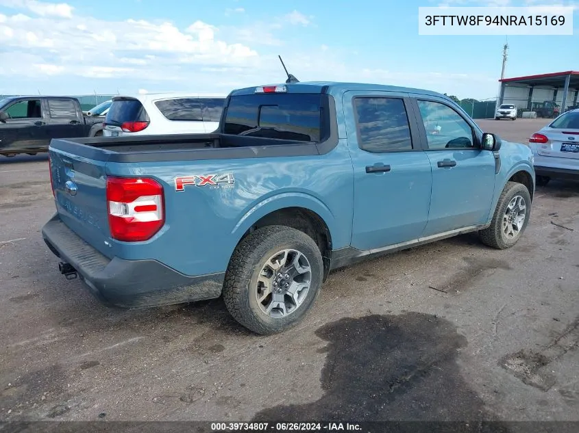 2022 Ford Maverick Xlt VIN: 3FTTW8F94NRA15169 Lot: 39734807