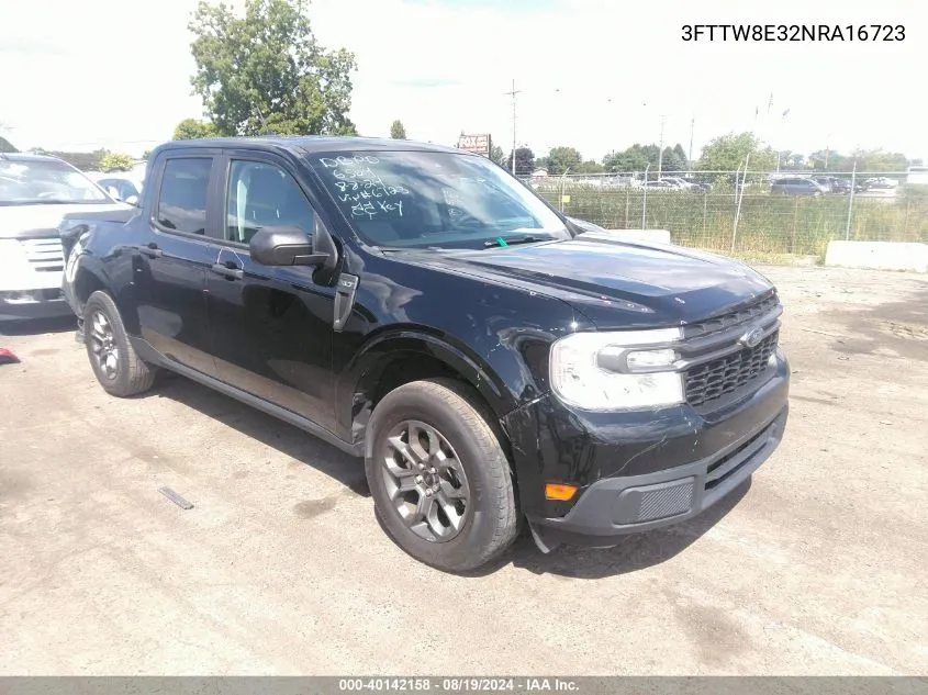 2022 Ford Maverick Xlt VIN: 3FTTW8E32NRA16723 Lot: 40142158