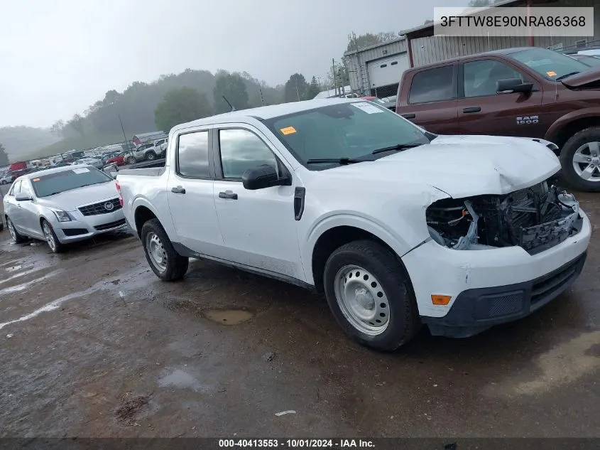 2022 Ford Maverick Xl VIN: 3FTTW8E90NRA86368 Lot: 40413553