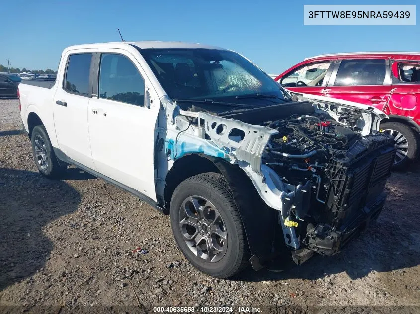 2022 Ford Maverick Xlt VIN: 3FTTW8E95NRA59439 Lot: 40635658