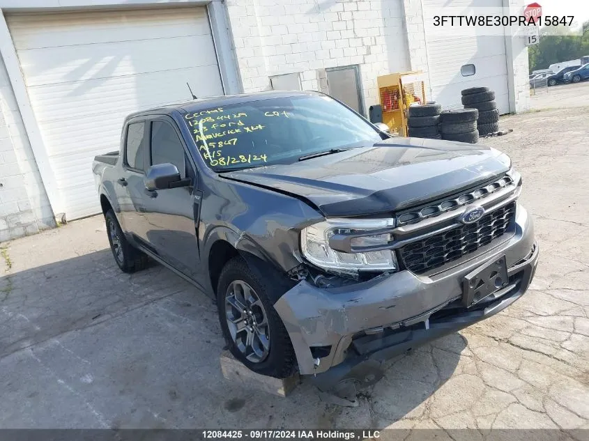 2023 Ford Maverick Xlt VIN: 3FTTW8E30PRA15847 Lot: 12084425