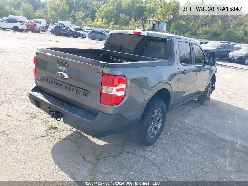 2023 Ford Maverick Xlt VIN: 3FTTW8E30PRA15847 Lot: 12084425