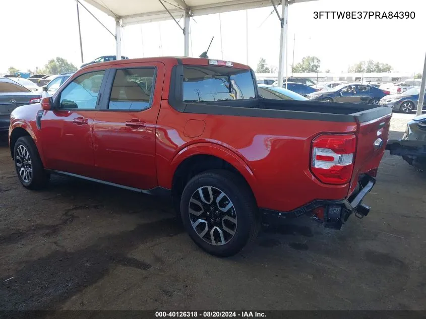 2023 Ford Maverick Xl/Xlt/Lariat VIN: 3FTTW8E37PRA84390 Lot: 40126318