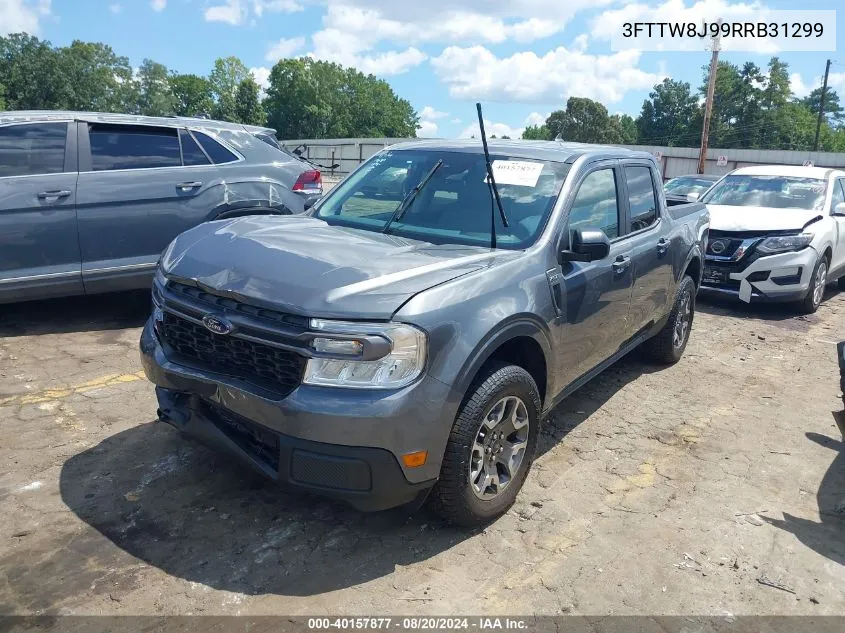 2024 Ford Maverick Xlt VIN: 3FTTW8J99RRB31299 Lot: 40157877