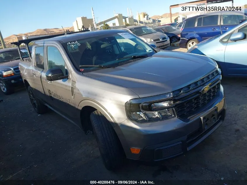 2024 Ford Maverick Xlt VIN: 3FTTW8H35RRA70244 Lot: 40288476