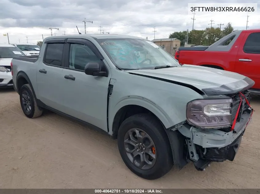 2024 Ford Maverick Xlt VIN: 3FTTW8H3XRRA66626 Lot: 40642751