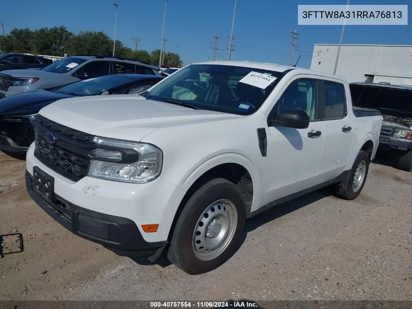 2024 Ford Maverick Xl VIN: 3FTTW8A31RRA76813 Lot: 40757554