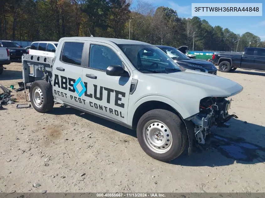 2024 Ford Maverick Xlt VIN: 3FTTW8H36RRA44848 Lot: 40855667