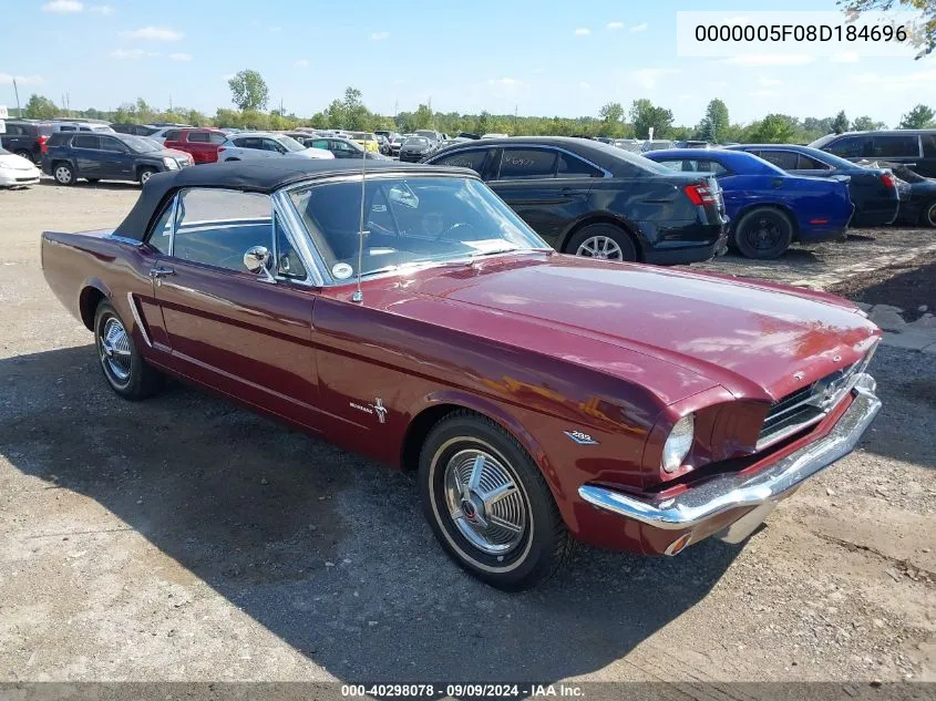 0000005F08D184696 1965 Ford Mustang