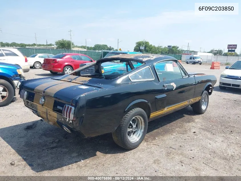 1966 Ford Mustang VIN: 6F09C203850 Lot: 40075898