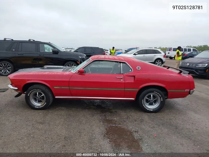 9T02S128781 1969 Ford Mustang