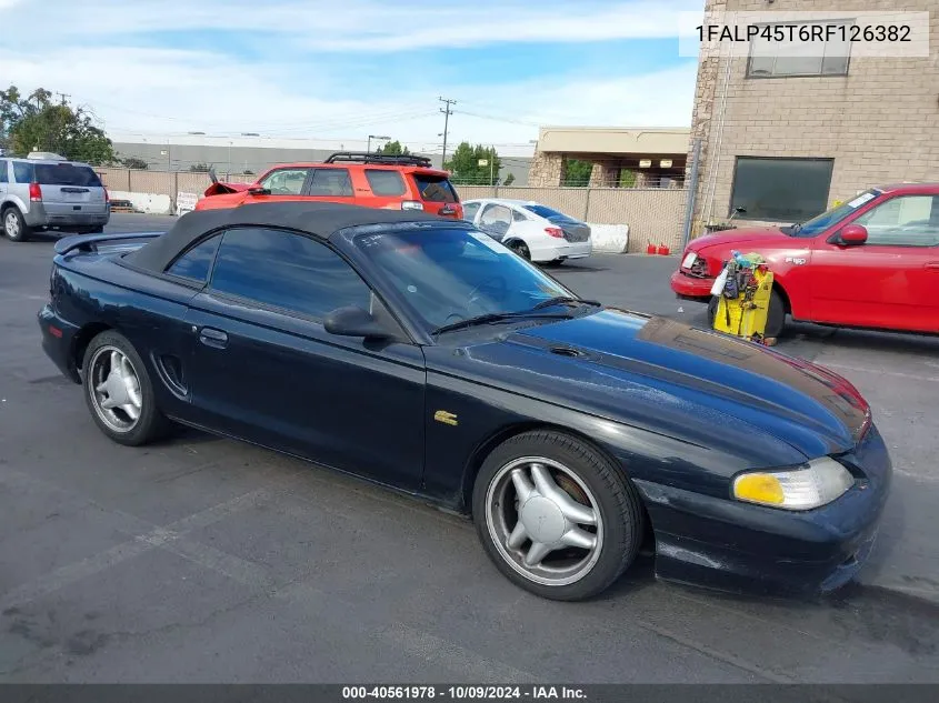 1FALP45T6RF126382 1994 Ford Mustang Gt