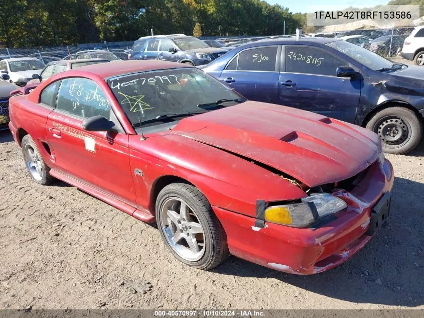 1994 Ford Mustang Gt VIN: 1FALP42T8RF153586 Lot: 40570997