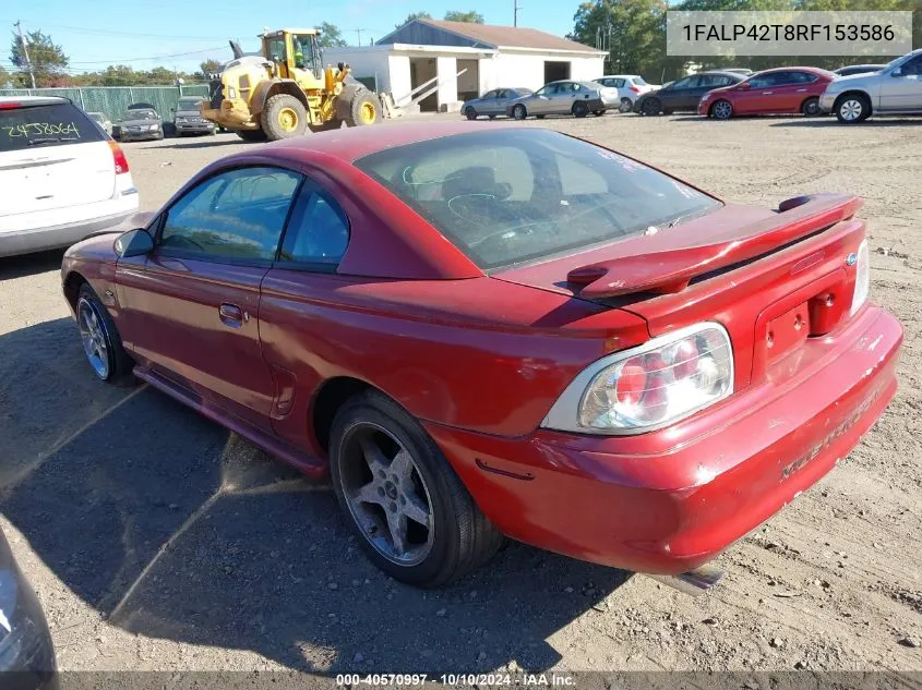 1994 Ford Mustang Gt VIN: 1FALP42T8RF153586 Lot: 40570997