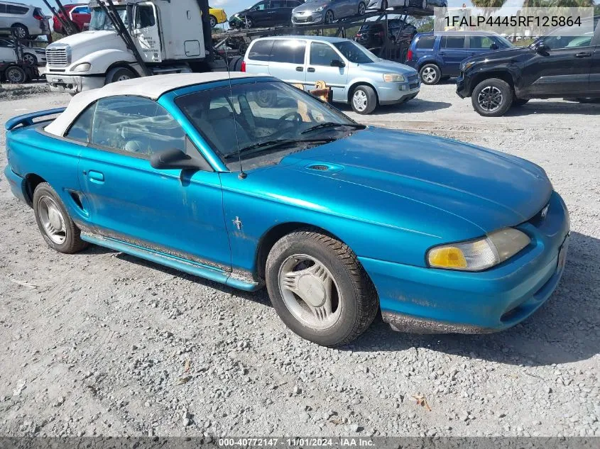 1994 Ford Mustang VIN: 1FALP4445RF125864 Lot: 40772147