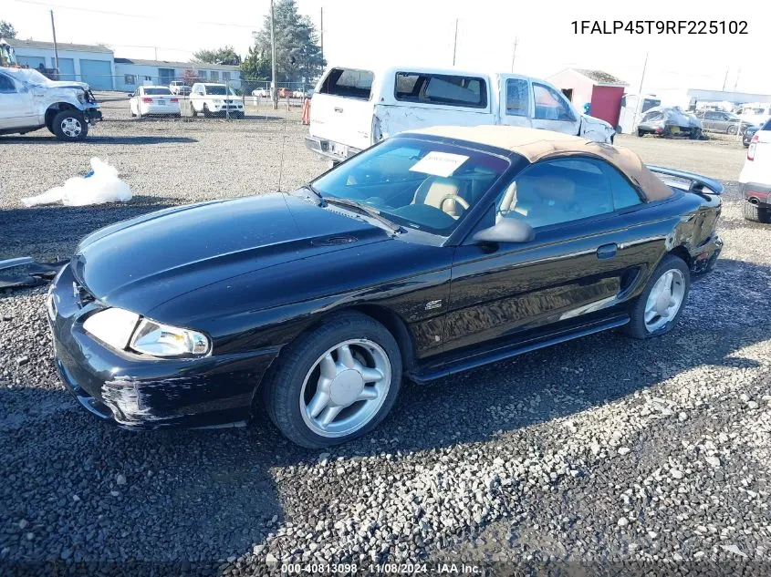 1994 Ford Mustang Gt VIN: 1FALP45T9RF225102 Lot: 40813098