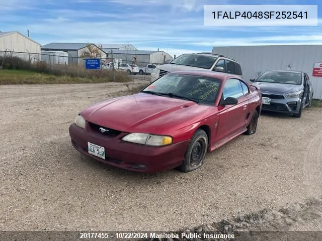 1995 Ford Mustang VIN: 1FALP4048SF252541 Lot: 20177455