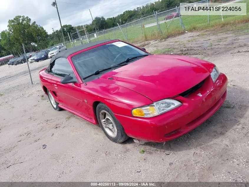 1995 Ford Mustang VIN: 1FALP4441SF224056 Lot: 40258113