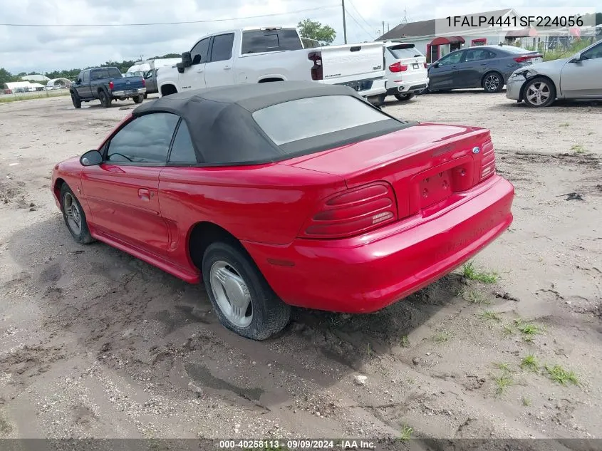 1995 Ford Mustang VIN: 1FALP4441SF224056 Lot: 40258113