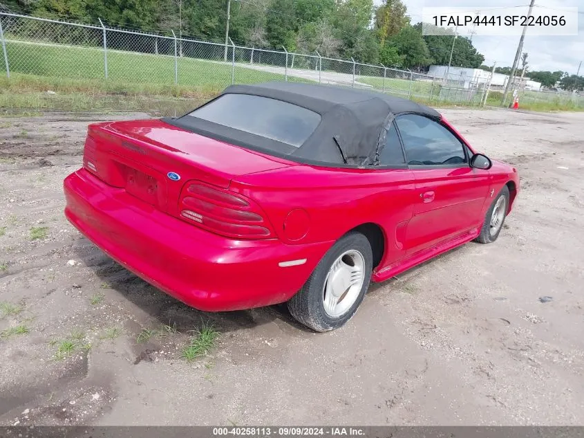 1995 Ford Mustang VIN: 1FALP4441SF224056 Lot: 40258113