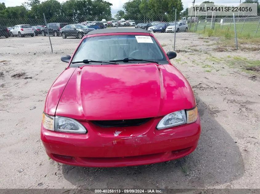 1995 Ford Mustang VIN: 1FALP4441SF224056 Lot: 40258113