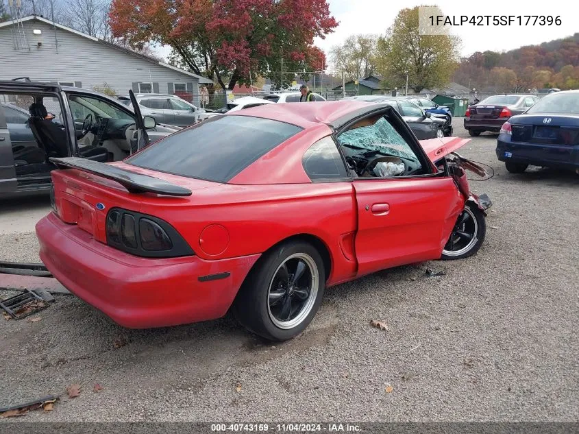 1995 Ford Mustang Gt/Gts VIN: 1FALP42T5SF177396 Lot: 40743159