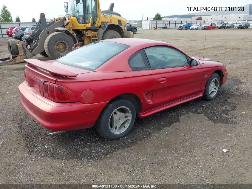 1996 Ford Mustang VIN: 1FALP4048TF210128 Lot: 40121700