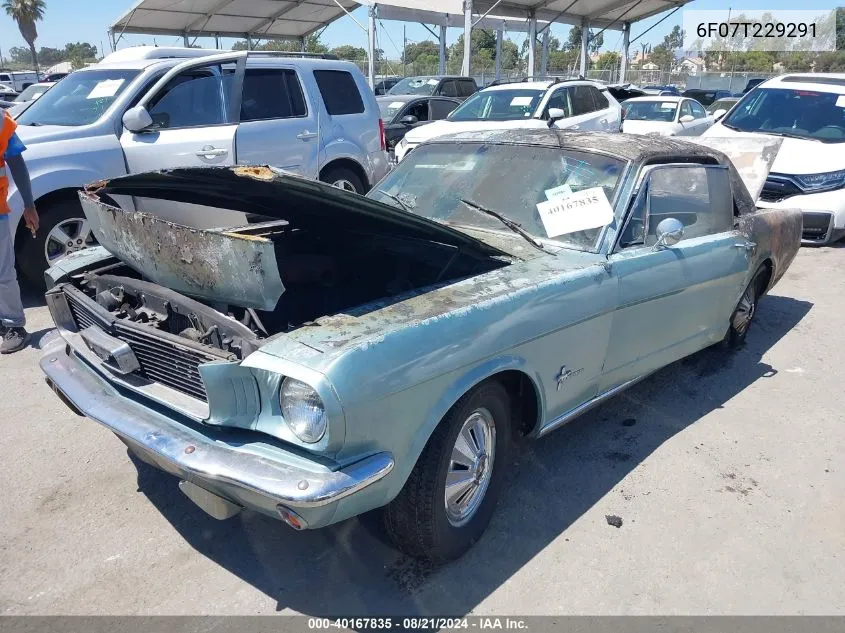 6F07T229291 1996 Ford Mustang