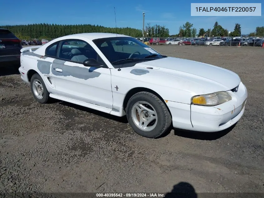 1996 Ford Mustang VIN: 1FALP4046TF220057 Lot: 40395542