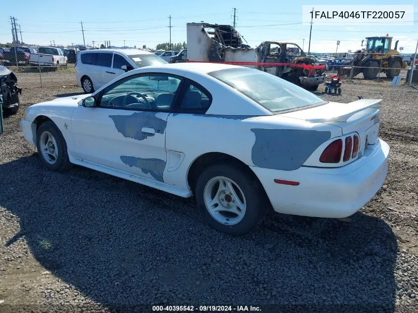 1996 Ford Mustang VIN: 1FALP4046TF220057 Lot: 40395542